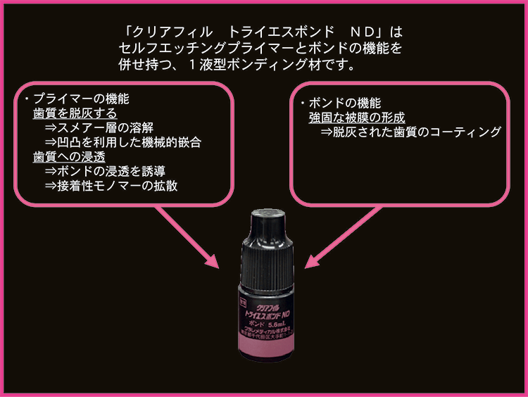 クリアフィル トライエスボンド NDの機能