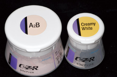 CZR A2BとCreamy Whiteの写真