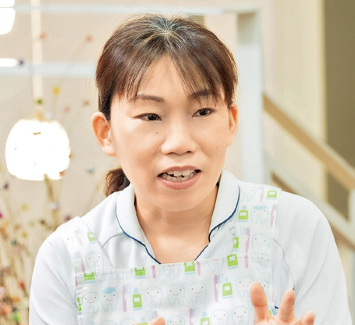 [写真] 歯科衛生士　多田 真寿美さん（入職2年目）