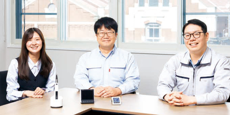 [写真] 株式会社モリタ製作所　宮川 来未／係長 加藤 恭平／主査 杉原 義人