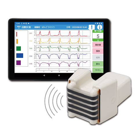 [写真] 嚥下運動モニタB4S セット